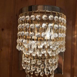 Kristall Wandlampe