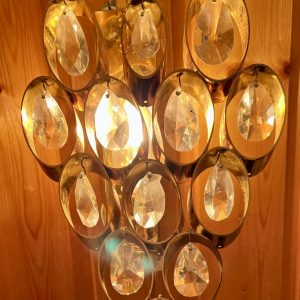 Wandlampe Kristallraute