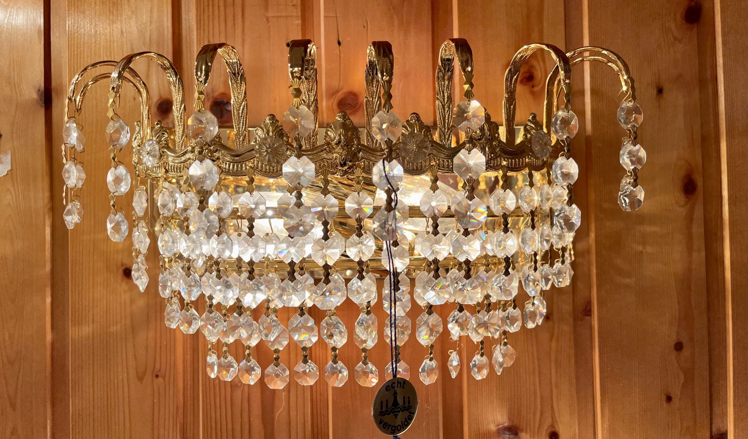 Wandlampe Empire Kristall