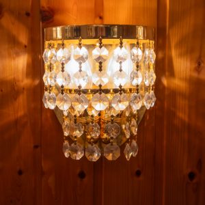 Wandlampe mit Glatter Zierleiste