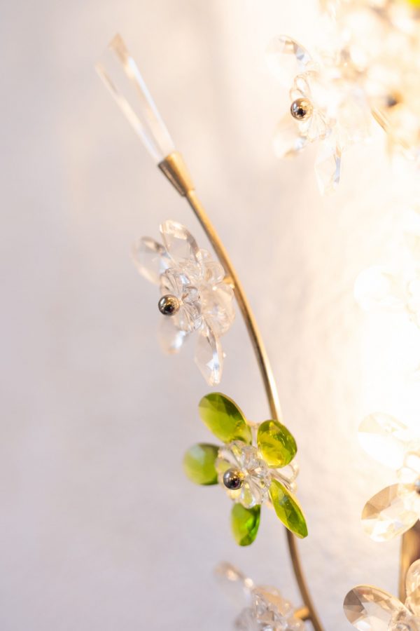 Blumen Wandlampe – Bild 4